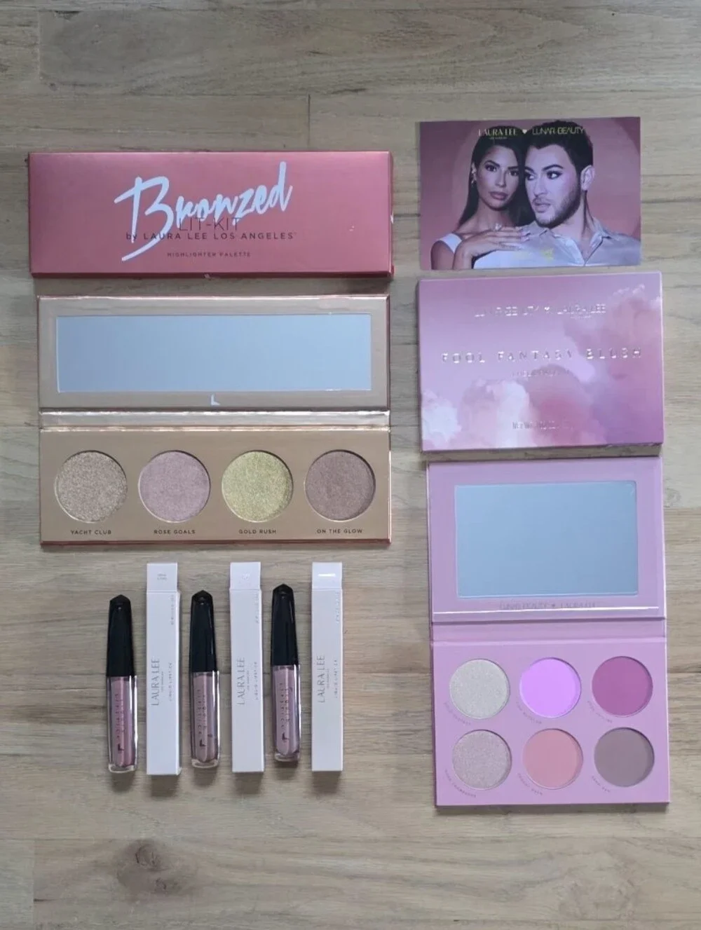 BNIB, Rare, HTF, Laura Lee Los Angeles X Manny MUA (Lunar Beauty) Bundle!